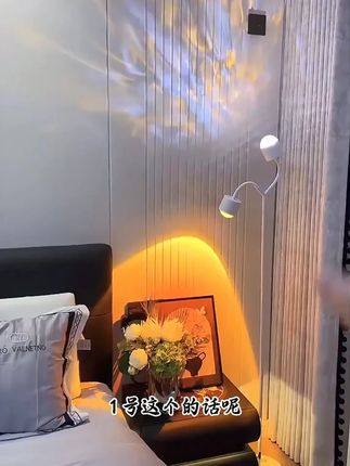妃饰日落灯双头夕阳红水波纹灯日落氛围灯网红直播背景灯落地灯#日落灯 #氛围灯 #网红直播灯 #落地灯 #夕阳红水波纹灯