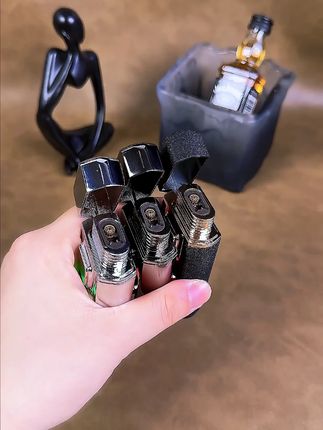 商务真表盘声控智能打火机LED灯可视化燃料仓双火焰切换新款男士#礼物 #潮玩 #视频同款在橱窗 #潮品