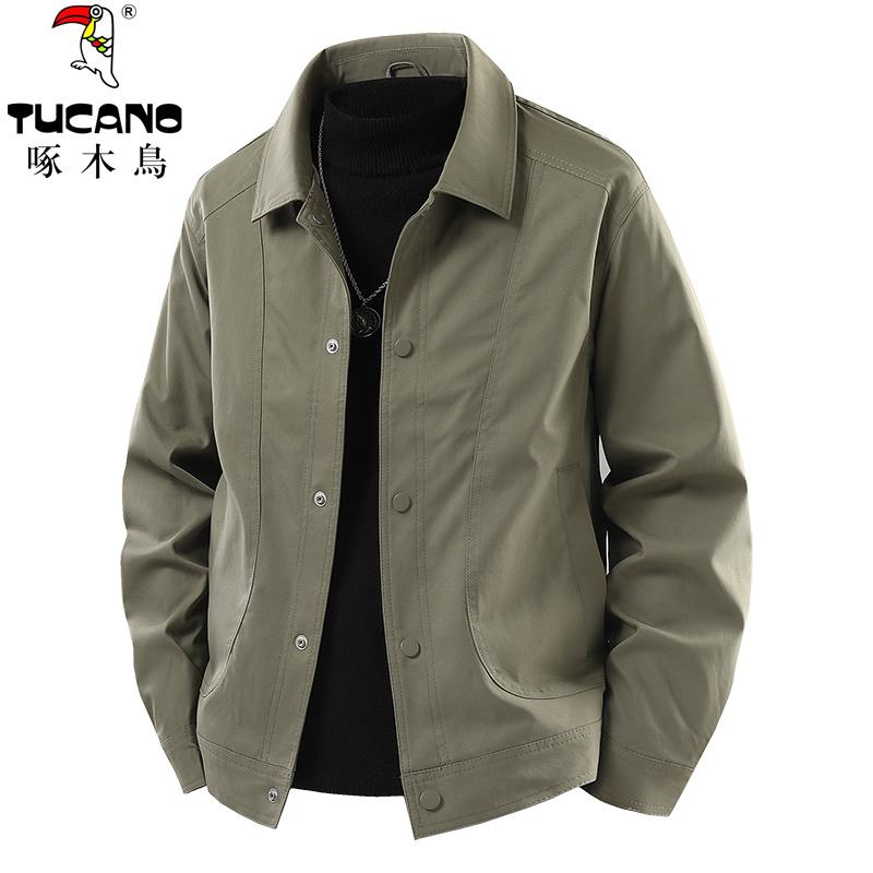 啄木鳥正品2025新款夹克秋季爆款商务时尚百搭休闲翻领外套 运费险+七天无理由退货 #新款上新 #商务休闲 #百搭 #爆款 #夹克外套