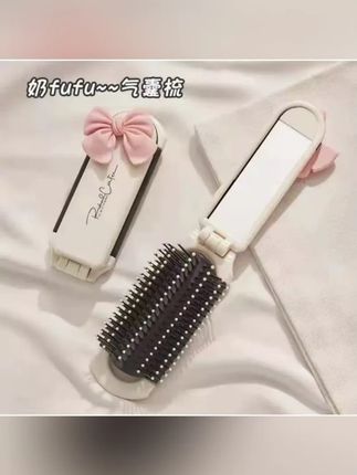 郝劭文推荐 随身便携梳子气囊气垫梳女士专用梳子镜子一体折叠小梳子顺发按摩 #气囊梳 #发梳 #梳子 #按摩梳 #折叠梳