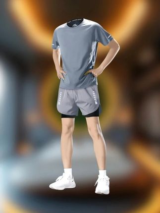 50多就能买到的速干跑步运动套装#速干透气套装 #运动套装 #谁穿谁好看 #夏季新款 #潮流穿搭