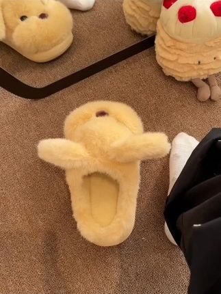 耍鞋 可爱狗子棉拖鞋女2025秋冬季室内居家防滑保暖厚底毛绒拖鞋#可爱狗子棉拖鞋 #女士棉拖 #秋冬居家拖鞋 #防滑保暖拖鞋 #厚底毛绒拖鞋