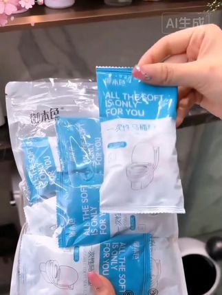 一次性马桶坐垫无纺布印花双层防水旅行酒店家用坐便垫马桶套#一次性马桶坐垫 #干净卫生 #旅差必备 #非常方便实用 #生活必备
