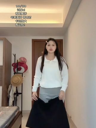 #毛呢半身裙  #半身裙  #裙子