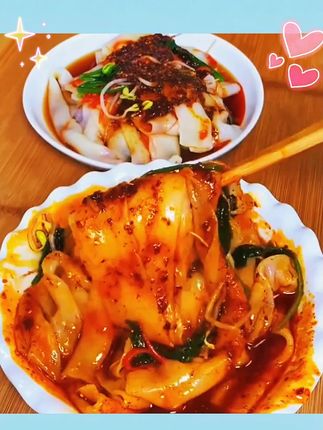 汉中米皮宽热面皮方便速食开袋即食免蒸免煮凉拌夜宵陕西西安凉皮 #凉皮 #米皮 #速食美食 #凉拌凉皮 #好吃不贵经济实惠