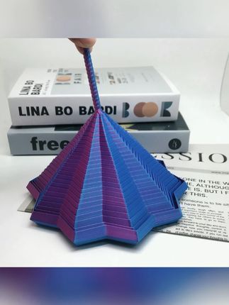 3D打印视错觉折叠儿童益智玩具多边形萝卜塔解压螺旋立体设计玩具#3D打印玩具 #儿童益智玩具 #解压玩具 #视错觉玩具 #多边形玩具