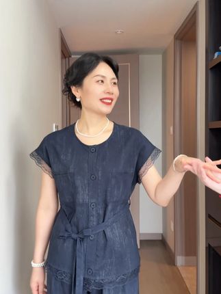 爱不用翻山越岭,孝心也无需漂洋过海 #中老年时尚套装推荐#夏季穿搭#休闲套装#品质女装#时尚妈妈装