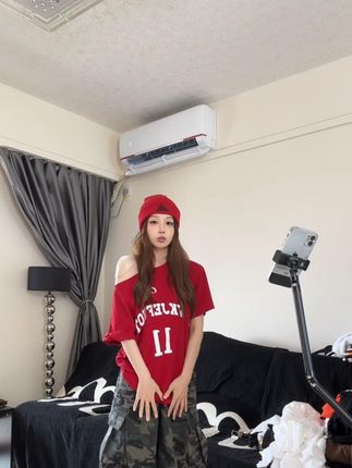 褶皱迷彩七分牛仔裤男女夏季美式大口袋工装短裤宽松直筒阔腿裤子,#ootd穿搭 #今天穿什么 #谁穿谁好看系列 #ootd #美式辣妹