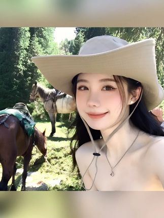 抽绳渔夫编织男女百搭西部牛仔帽夏季钓鱼帽休闲透气防晒遮阳帽子#渔夫帽 #防晒帽子 #夏季帽子 #男女百搭 #休闲帽子