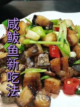 解锁一个咸鲅鱼新吃法,赶紧学起来吧! #一卤鲜燕鲅鱼 #马鲛鱼干 #一卤鲜鲅鱼干