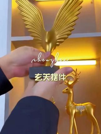 新款中式轻奢高档电视柜酒柜餐边柜客厅玄关乔迁工艺品装饰摆件 #氛围感 #轻奢 #新中式 #工艺品摆件 #超便宜超划算