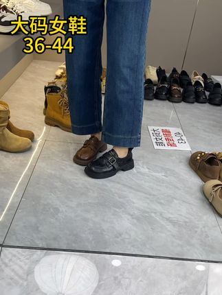 #大码女鞋 #大码女鞋宽肥胖脚 #大码女鞋40一43码 #乐福鞋 #真皮