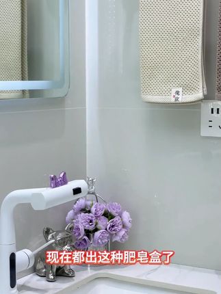 美简肥皂盒沥水免打孔家用轻奢香皂盒卫生间收纳壁挂式浴室置物架 #肥皂盒 #卫生间收纳 #免打孔 #香皂盒 #沥水肥皂盒