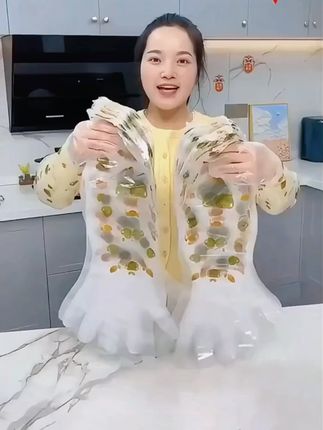 做家务一定要爱惜自己的手,这个加长加厚耐磨的洗碗手套就非常好用#洗碗手套