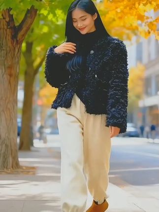 大码加绒束脚卫裤 #胖MM运动裤  #束脚卫裤  #加绒休闲裤