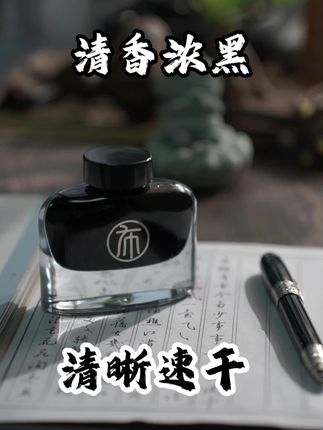 让你的字迹,从此告别暗淡无光 一瓶好的墨水,能极大提升你的书写体验!#练字#墨水#浓黑#布笔寻常