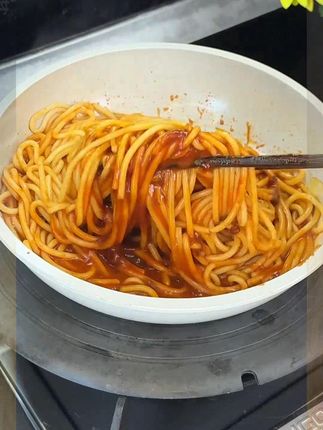 友象意面经典番茄黑椒肉酱味轻煮即食畅享美味 #友象意面