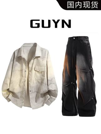 慵懒风夹克上衣两件套#夹克#夹克外套#夹克男#外套#外套穿搭