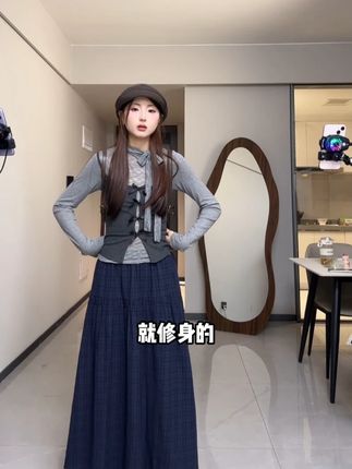 韩系修身型长袖常规款短款T恤#今天穿什么 #小众设计感 #品质女装 #ootd #穿搭