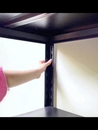 家用货架多层置物架洞洞板多功能落地储物架超市快递角钢收纳架子 #置物架 #货架 #收纳架 #收纳整理