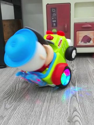 超酷电动变脸旋转特技车,给1 - 6岁孩子的益智玩具! #孩子益智玩具 #玩具车推荐 #变脸特技玩具 #男宝玩具推荐 #男孩玩具车