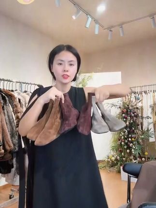 TANTAN 百搭女士早秋穿搭款时装靴2448 #品质女装 #显瘦显高显腿长 #老谭私服 #显瘦穿搭 #遮肉显瘦遮肉减龄