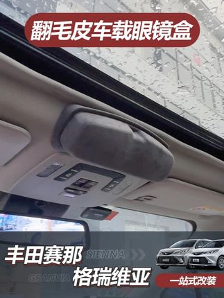 赛那格瑞维亚翻毛皮车载眼镜盒 大几百的眼镜可不要跟我一样刮花了呦!配套升级款磁吸眼镜盒拿取方便顺手,位置合理,颜色与顶棚也非常匹配哦##赛那 #赛那改装 #格瑞维亚 #格瑞维亚改装