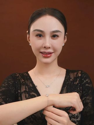 时尚土星纯银手链 #首饰分享 #时尚 #高级感 #纯银饰品