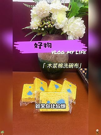 【金铂喜】加厚厨房洗碗海绵木浆棉百洁布吸水不沾油洗碗海绵擦去油#洗碗海绵 #木浆棉百洁布 #吸水海绵 #去油海绵 #金铂喜海绵