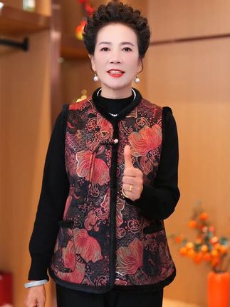 你养我长大,我陪你白发 #谁穿谁好看 #时尚妈妈装 #秋冬新款 #中老年女装 #奶奶装