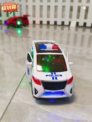 1 - 5岁男孩必备!自动开门旋转警车,益智又好玩! #益智警车玩具 #男孩玩具选择 #1 5岁玩具 #益智力开发 #玩具汽车