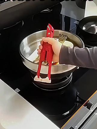厨房二合一防滑防烫夹碗神器取碗夹菜钳提盘器耐高温烤盘蒸锅夹子 #餐具分享 #颜值餐具 #餐具套装