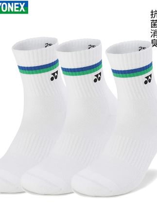 YONEX尤尼克斯男女运动袜羽毛球袜中高筒加厚毛巾袜透气舒适长筒#尤尼克斯运动袜 #透气运动袜 #中高筒毛巾袜 #羽毛球袜 #舒适长袜