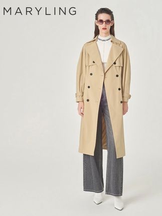 赶紧来直播间看看吧! MARYLING玛俪琳2024春季日常休闲卡其色大翻领风衣外套A1EBW17110 #MARYLING女装旗舰店 #MARYLING #玛俪琳美童 #风衣