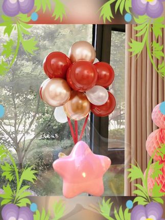 #婚房布置 #结婚用品 #气球装饰 #蜂窝小熊 #婚礼布置 贺缘喜铺婚房布置蜂窝小熊气球结婚主卧婚房布置结婚订婚用品大全