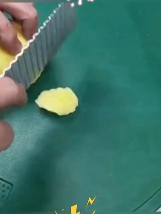 木森推荐#家用切菜器 不锈钢土豆刀波浪刀切菜器高档波纹刀薯条刀薯格狼牙土豆专用刀 #土豆刀 #波浪刀 #切菜器 #木森大舞台
