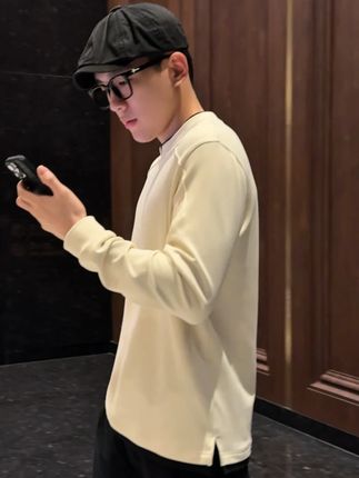 秋天适合穿的假两件打底。#男生穿搭 #穿出高级感 #ootd穿搭