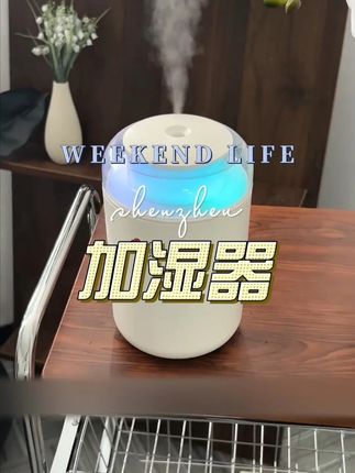 小狗加湿器大容量氛围灯喷雾静音办公室空调房