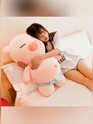 可爱软体沙滩猪玩偶毛绒玩具公仔搞怪猪猪抱枕送女生闺蜜生日礼物#玩偶 #玩偶推荐 #可爱玩偶 #毛绒玩偶 #抱枕玩偶