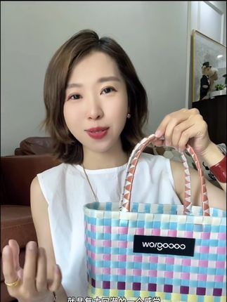夏天怎么能没有一只多巴胺编织包呢~cocoglow泰国原创设计! #cocoglow #cocoglow菜篮子 #美包分享