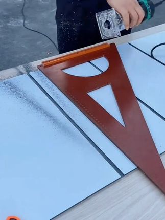 碳晶板木饰面修边机可用圆弧开槽一体刀