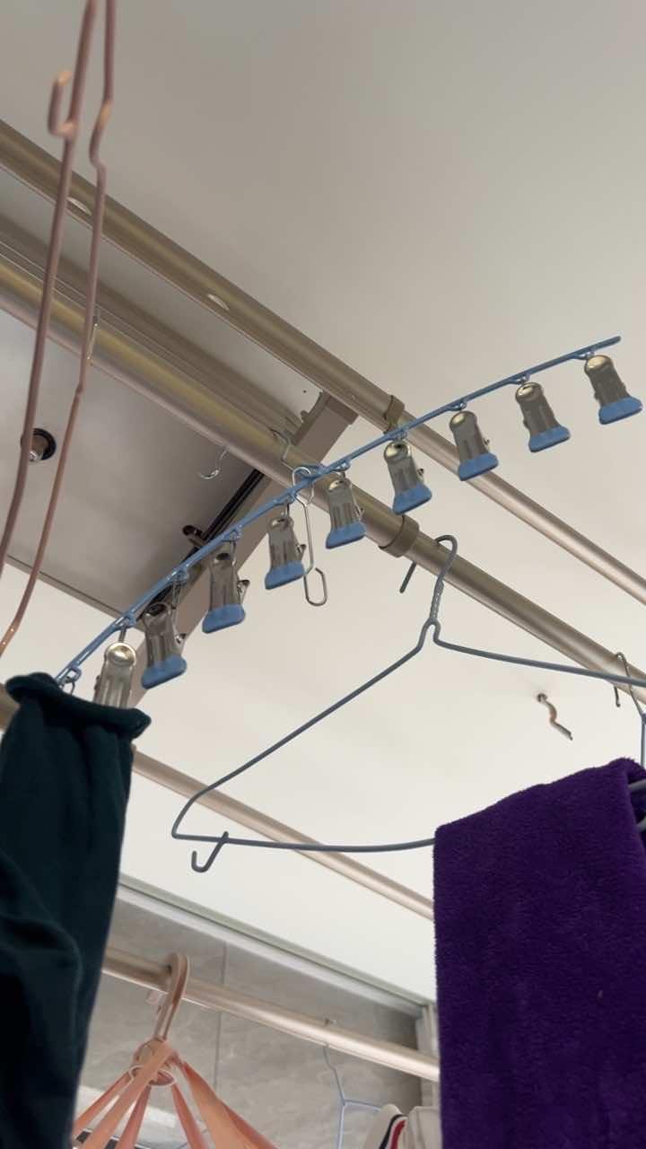 晒袜夹多夹子晾衣架。