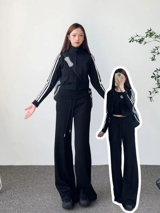 我不允许你们还没有穿过这条这么~垂顺的裤子! #保暖穿搭 #ootd穿搭 #百搭神裤 #通勤搭配 #时髦精