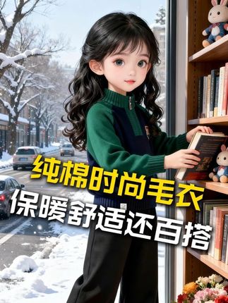 史努比儿童半开襟毛衣 你的童年,我的青春, 都在同一个故事里#史努比童装 #儿童毛衣 #早秋穿搭三分钟出门不是梦 #来双11解锁秋冬本命穿搭 #双11服饰必买清单