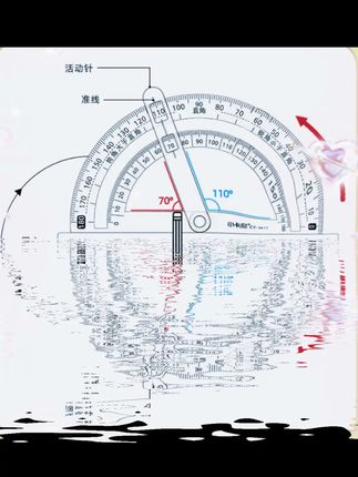 四年级开学提前给孩子准备的活动角教具一步画好各种角度的角比传统角度尺方便很多#活动角教具量角器#小学数学