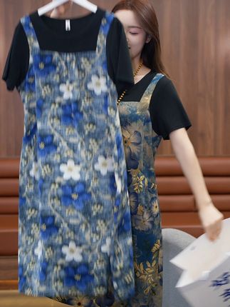 花色【珠花漾】#品质女装#夏季新款#面料舒适透气#遮肉显瘦#谁穿谁好看