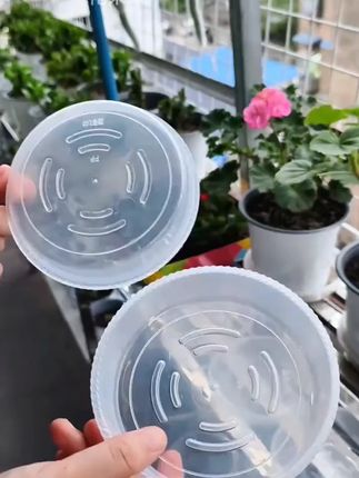 圆形托盘透明塑料树脂接水盘加厚大号陶瓷花盆底座蓄水盘花盆底托 #接水盘 #接水盘分享 #接水盘推荐 #树脂接水盘 #树脂接水盘分享