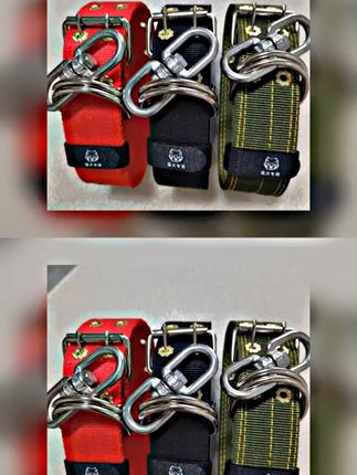 双排加厚颈圈脖套项圈大狗脖圈(不锈钢8字转环)防绕颈结实焊接 #大型犬项圈 #狗狗项圈 #大型犬脖圈 #遛狗