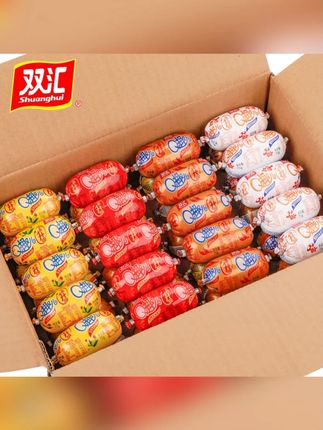 #郝邵文 推荐 双汇Q趣味道磨菇香辣孜然玉米70g 双汇QQ肠多种口味混搭泡面搭档#双汇QQ肠 #泡面香肠 #香辣肠 #玉米肠