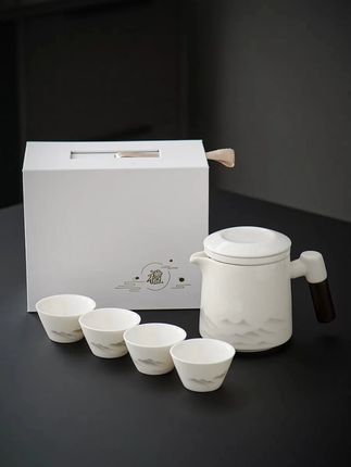 内置陶瓷滤网·10秒出汤不涩 #旅行茶具 #白瓷 #泡茶神器 #茶具 #茶生活